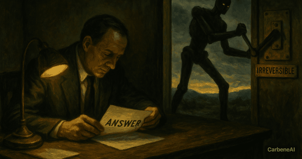 Your AI Governance Framework Assumes the Model Only Answers